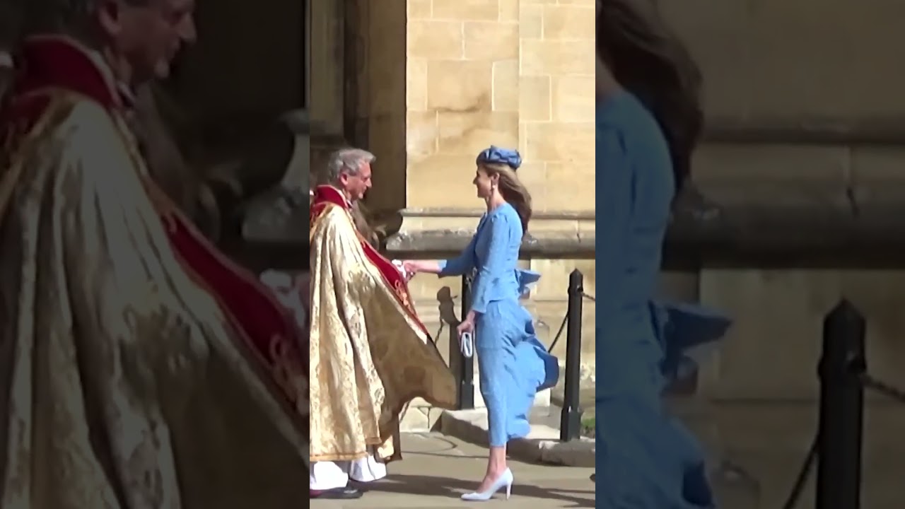 Royal Family Attends Easter Sunday Service at Windsor Castle #shorts
