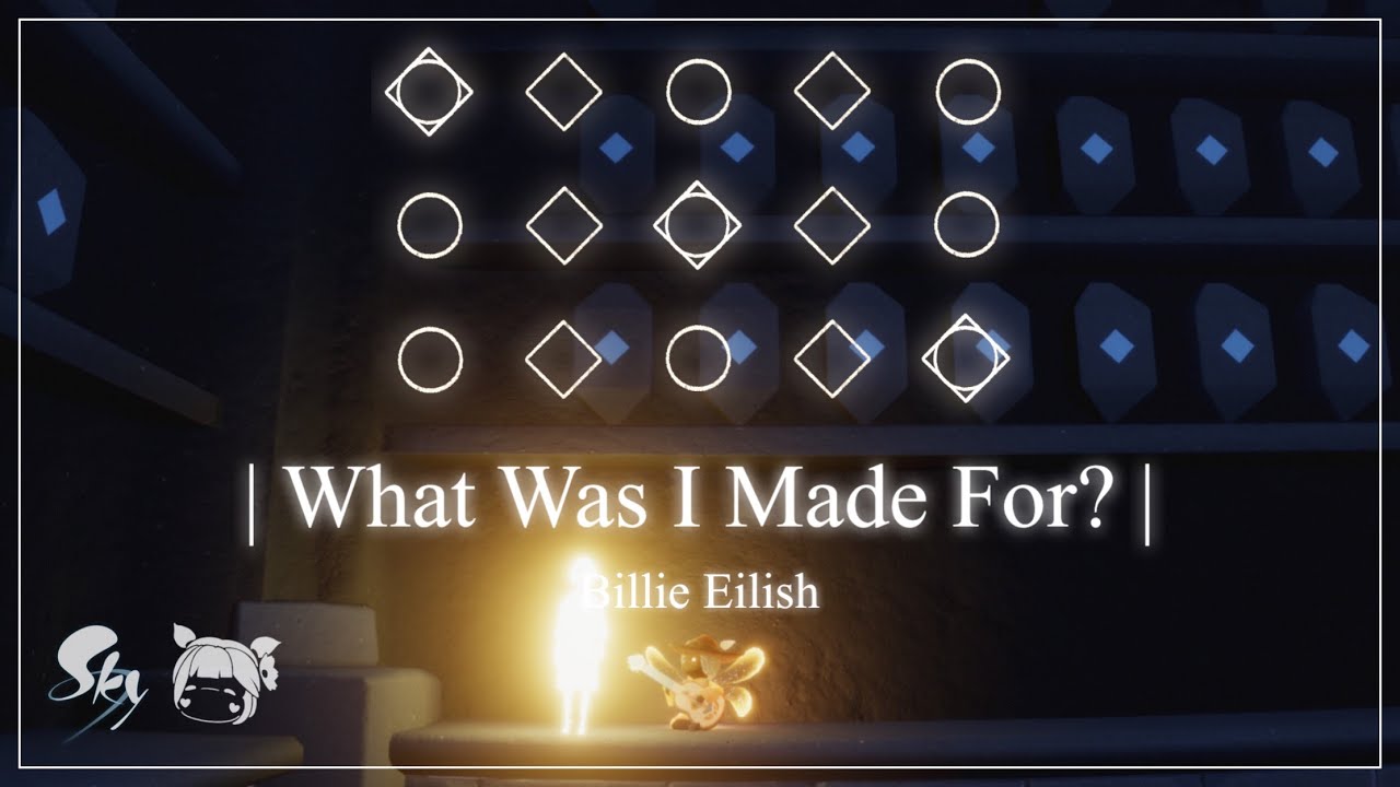 【𝐒𝐤𝐲 𝐂𝐨𝐭𝐋】 [Sheet] 「What Was I Made For」 - Billie Eilish(Barbie OST) | Sky Piano Music Cover Lyrics