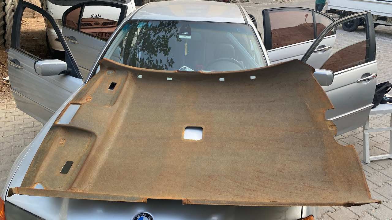 Tavan Döşemesi Sarkması Tamiri - Bmw E46 Headliner Repair
