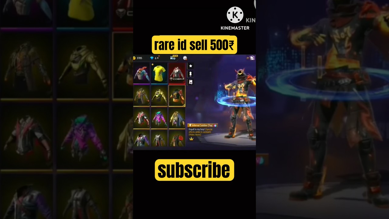 all rare bundle id sell only 500₹ |ff id sell low price #shorts #idsell #viral #freefire