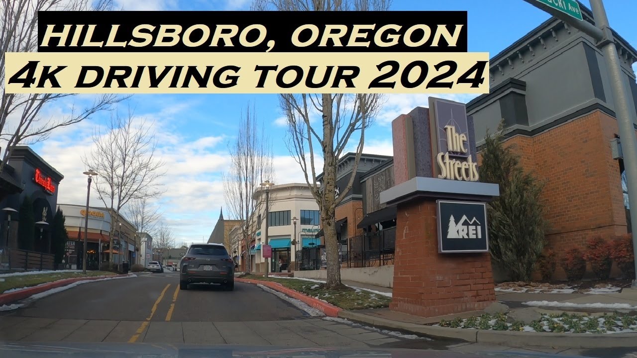 Hillsboro, Oregon | 4k Driving Tour | 2024