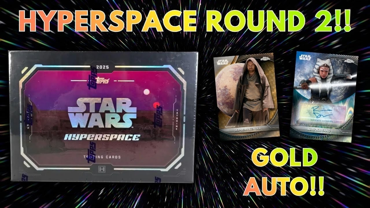 ЗОЛОТОЙ АВТОМАТИЧЕСКИЙ ВЫПАДЕН!! Открытие коллекционной коробки Star Wars Hyperspace!