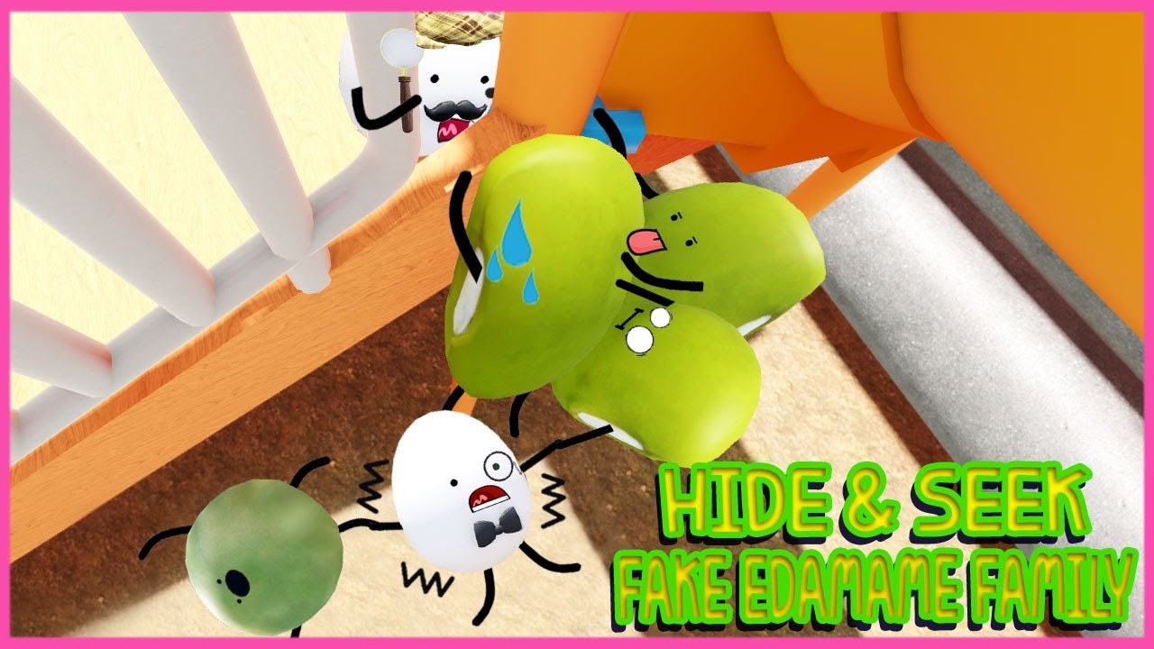 Roblox - Best Hide and seek with Fake Edamame in Secret Staycation