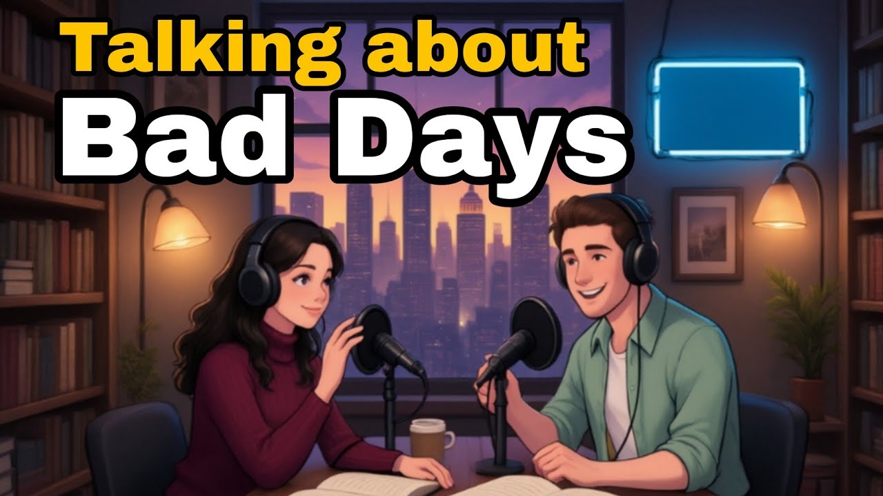 🤔How to Talk about Bad Days in ENGLISH - Podcast For Speaking Fluency