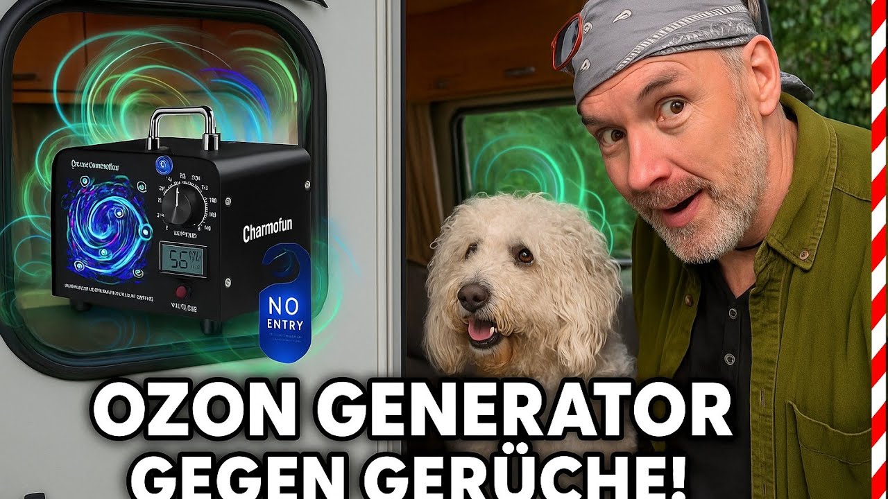 Schlechte Gerüche im Auto, Wohnmobil oder Wohnung? Dieses OzonGerät macht Schluss mit Gestank