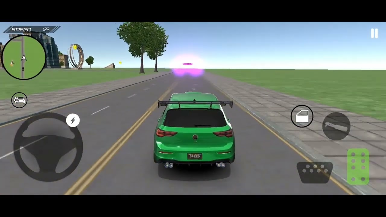 tray to drivt golf GTi game car parking VW Passat car play with your phone Google play like video 🏎️