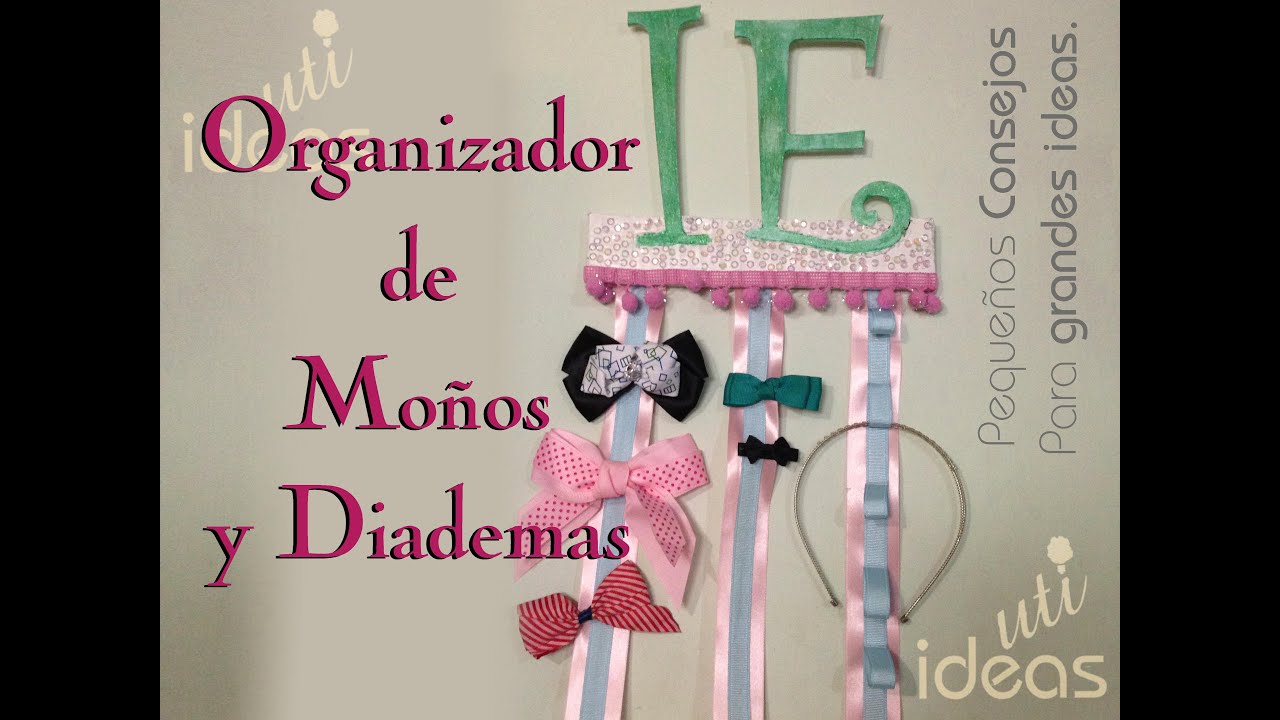 ORGANIZADOR DE MOÑOS  Y DIADEMAS