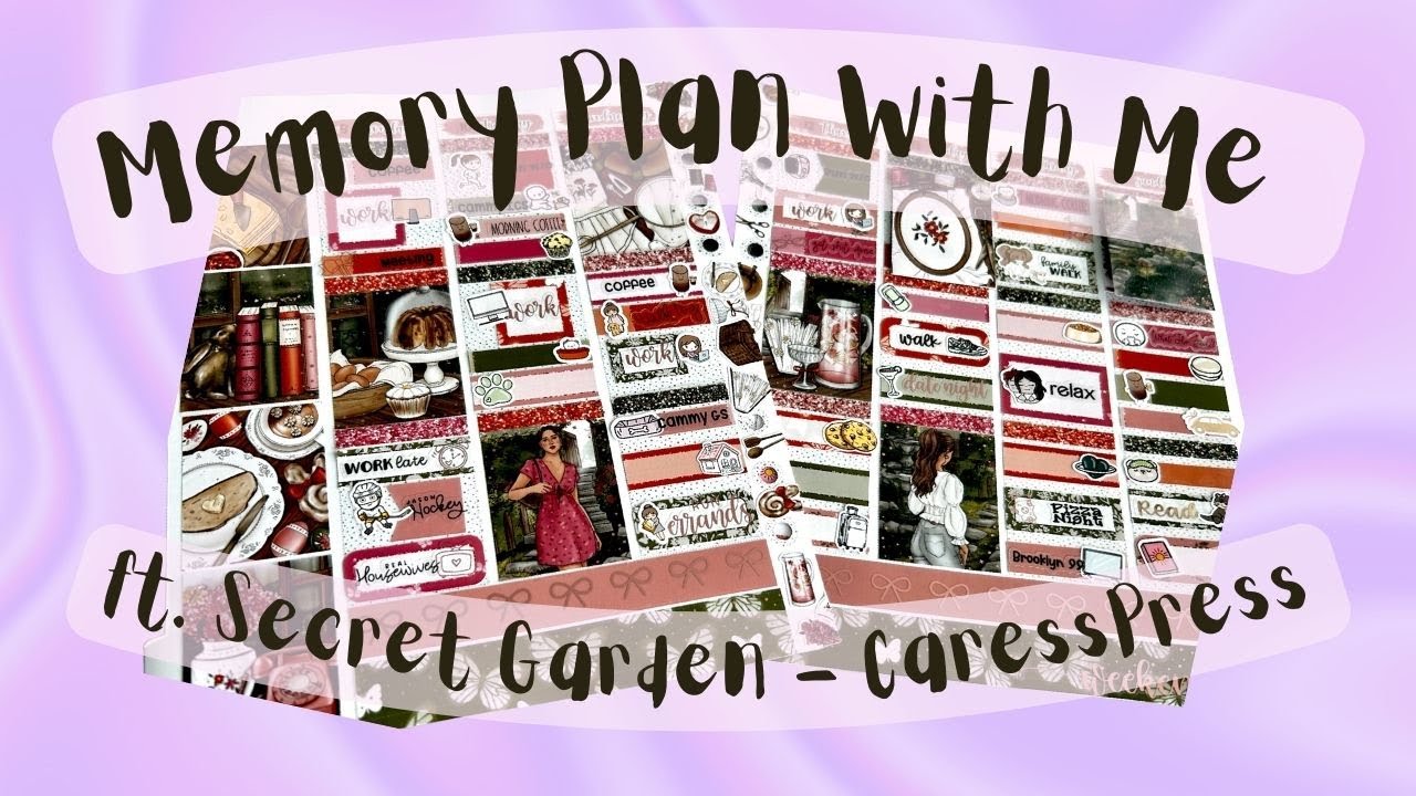 Memory Plan With Me | Secret Garden (CaressPress)