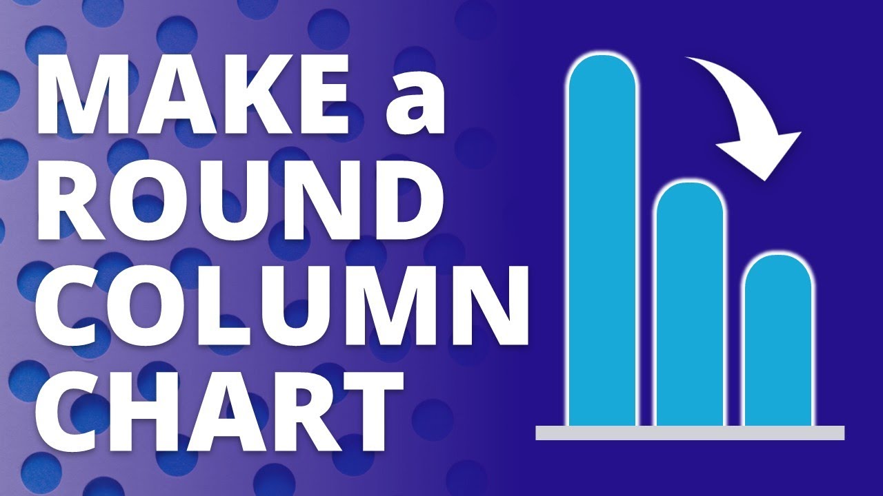 Unusual Excel Chart! 📊 Column Chart with Rounded Corners! 🔥 [EXCEL TIPS!]
