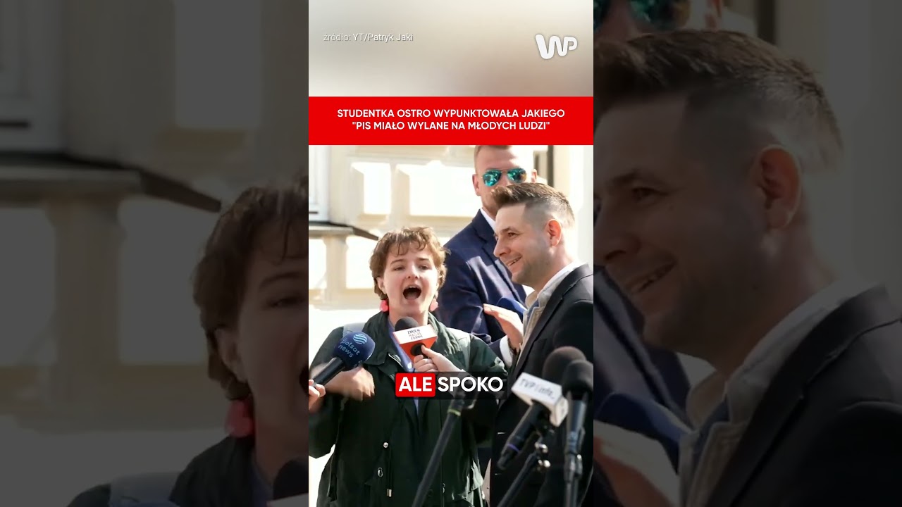 Studentka wypunktowała Jakiego: PiS miało wylane na młodych ludzi  #polityka #polska