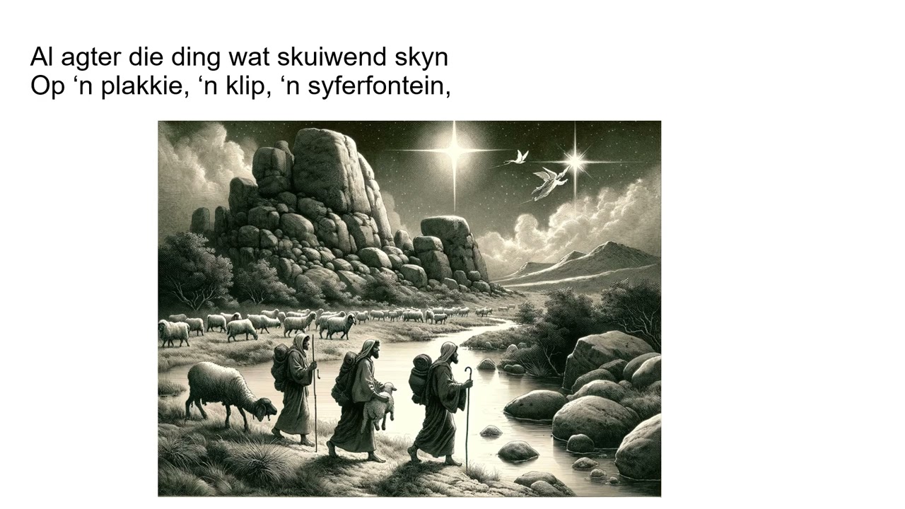 k e r s l i e d j i e deur D J Opperman