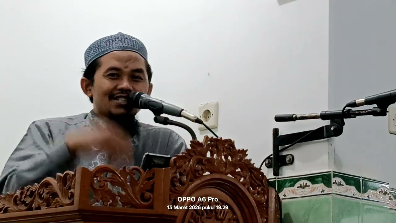 0313-1929 Ust Abdullah Yusuf Kultum Tarawih Masjid Al Huda Sibelaojosongo Solo. Jumat 13 Maret 2026