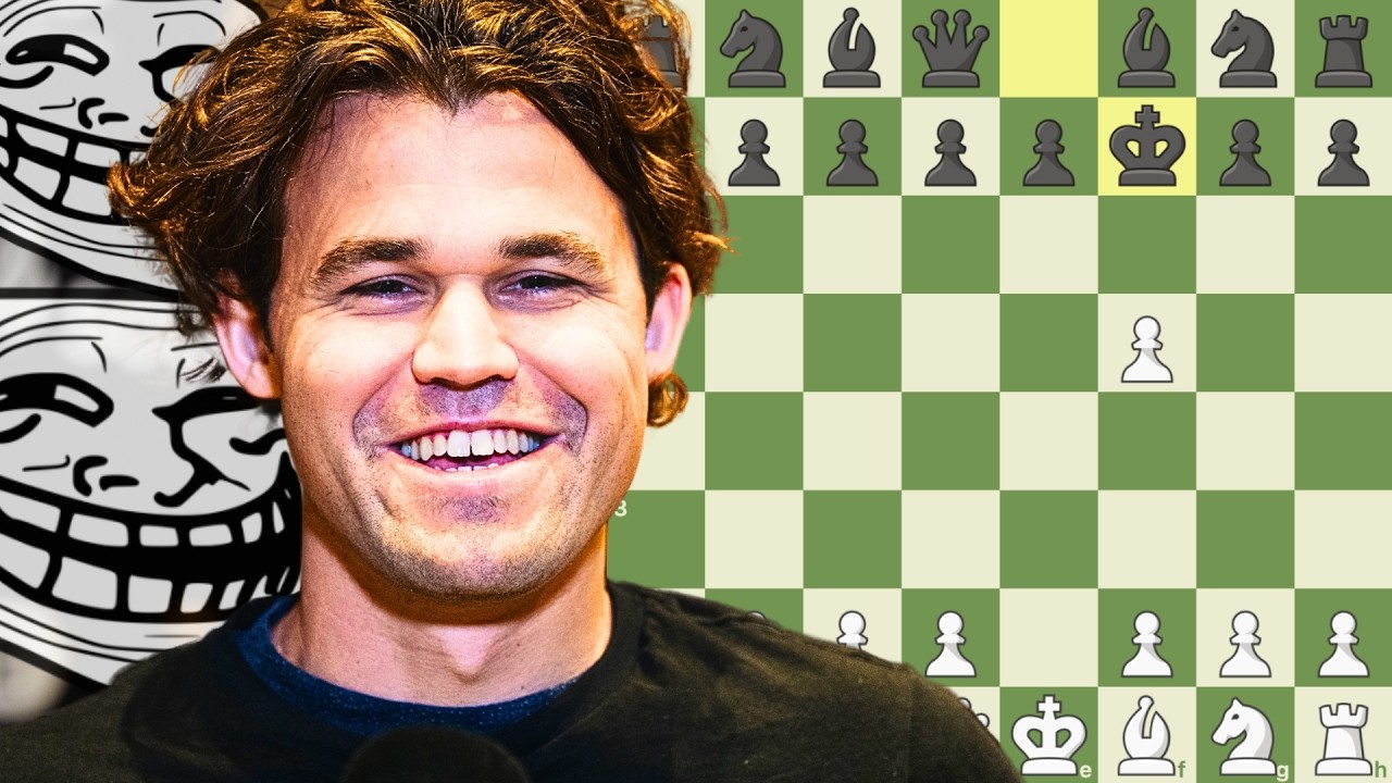 Carlsen zagrał Otwarcie Kretyna xD