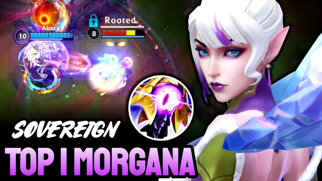 WILD RIFT MORGANA - TOP 1 MORGANA GAMEPLAY - SOVEREIGN RANKED