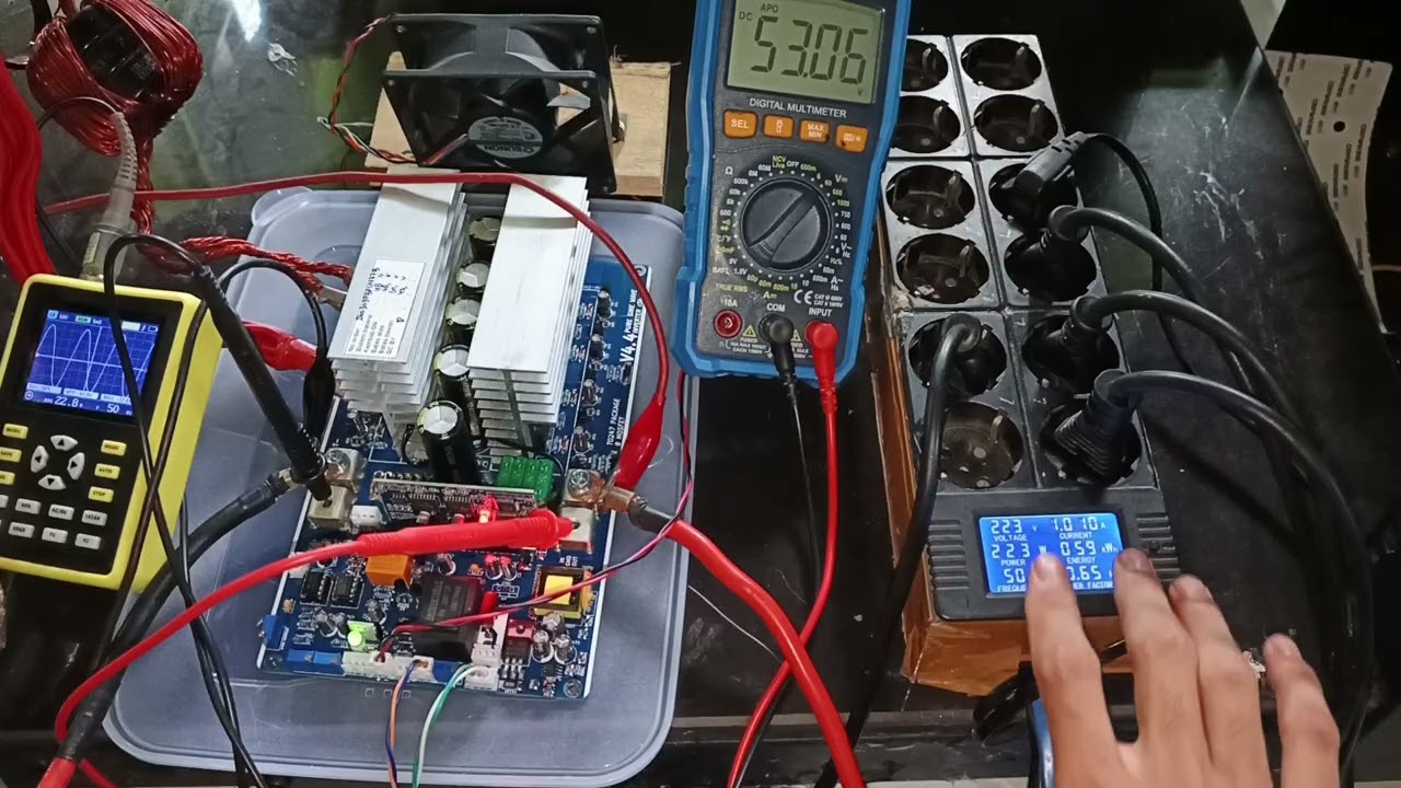 260309PBP0N77B  Test uji voltage & beban KIT INVERTER PSW EGS002 TO247 8Mosfet 48V
