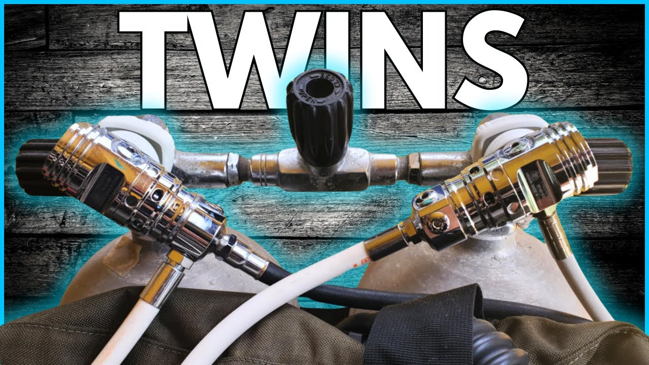 How to set up twin tanks for scuba diving