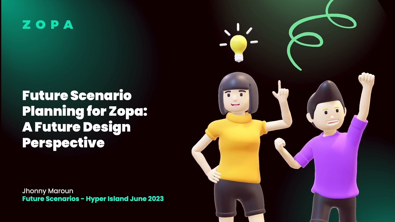 Future Scenario Planning for Zopa: A Future Design Perspective
