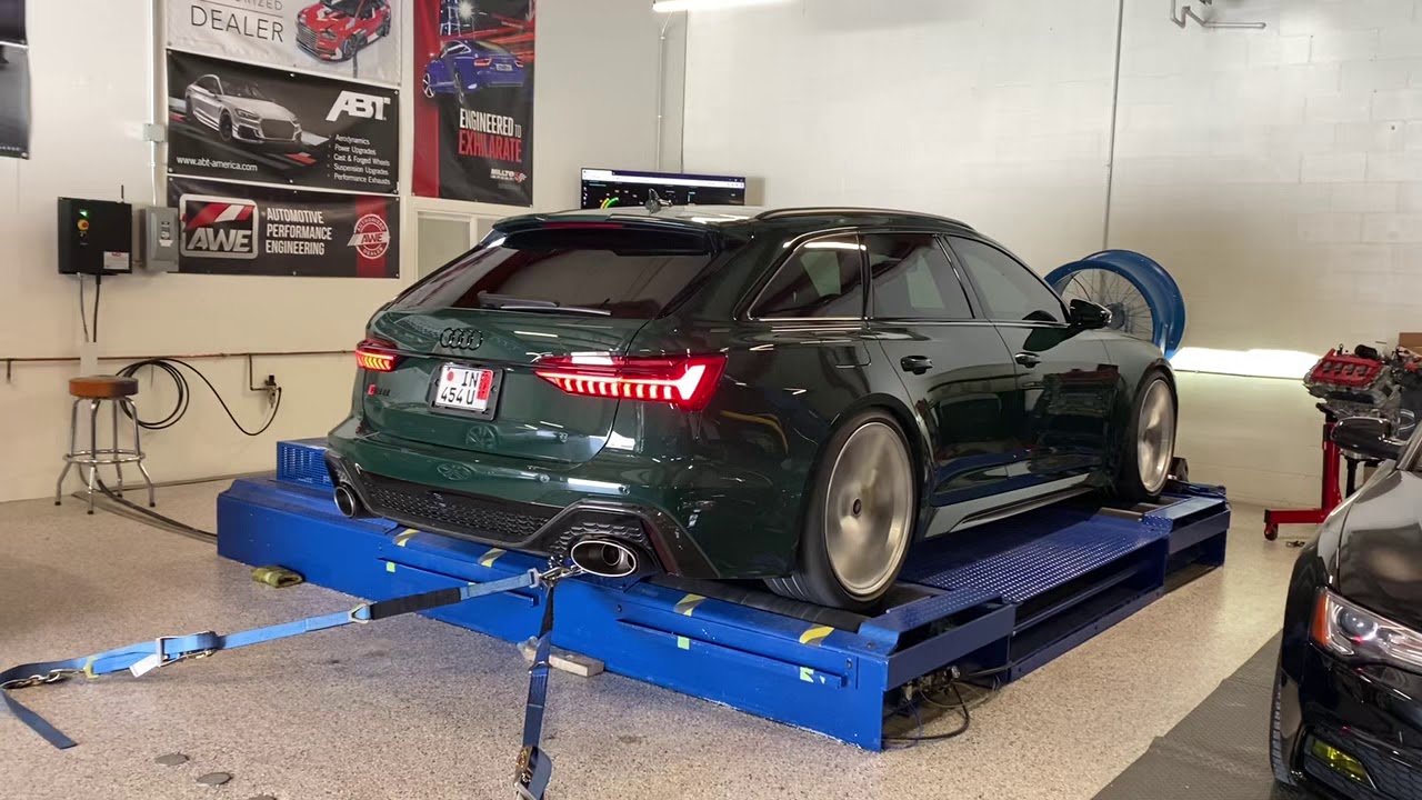 C8 RS6 Avant MTM Stage 2 Dyno