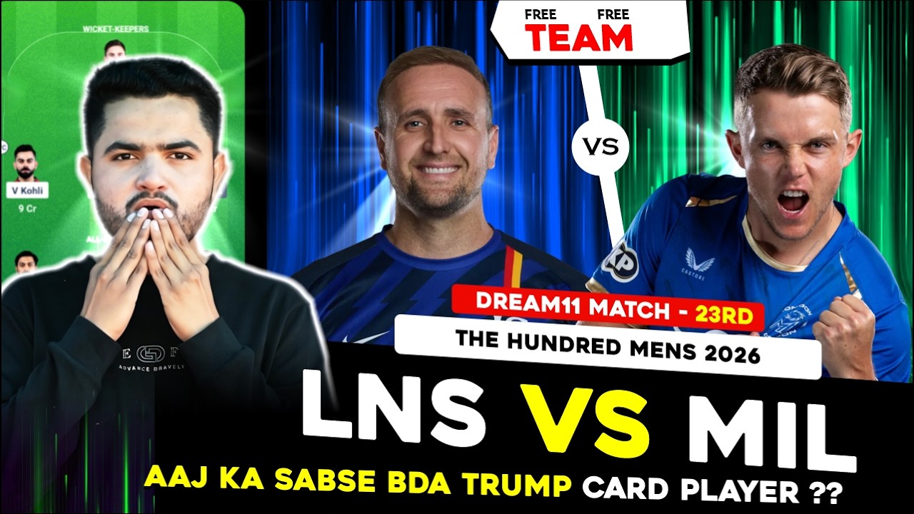 LNS vs ML Dream11 Prediction | London Spirit vs MI London Today Match Prediction |