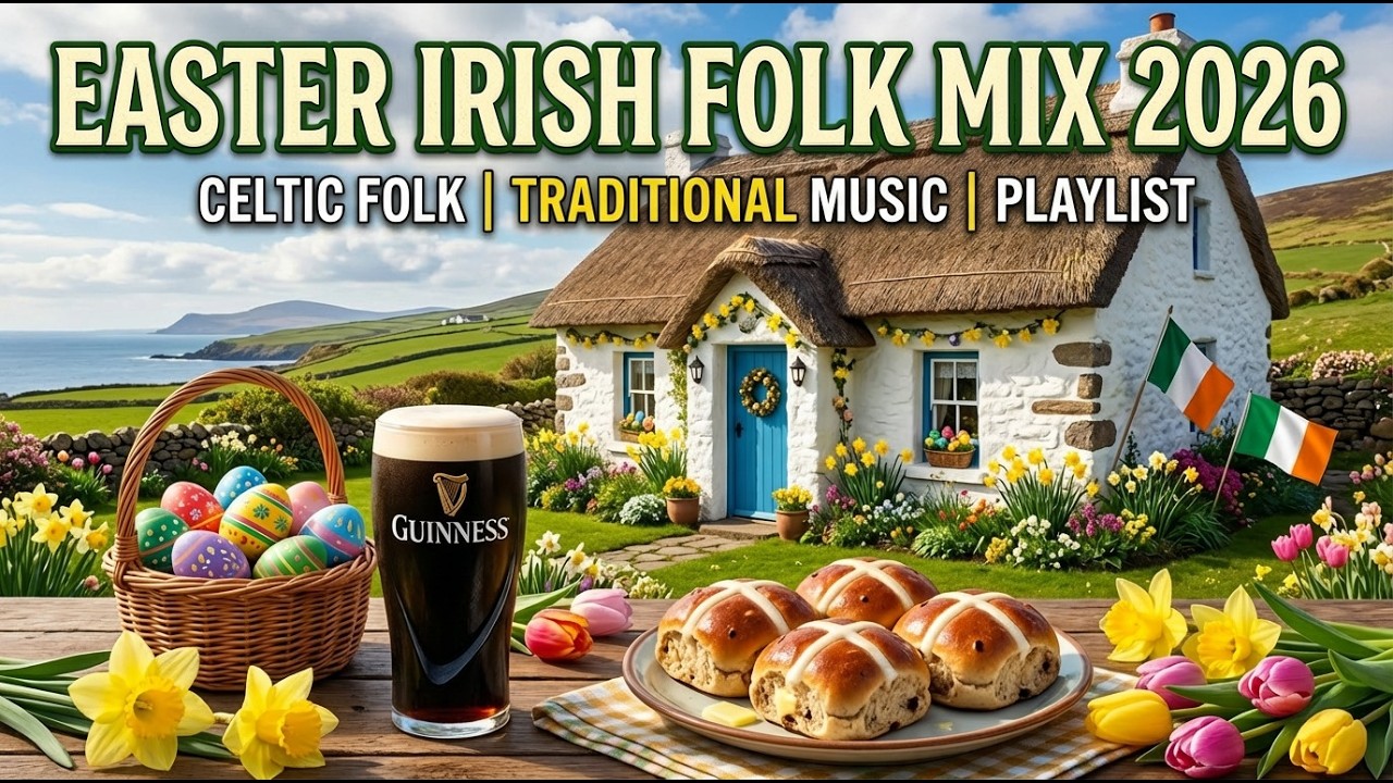 Easter Irish Folk Mix 2026 🇮🇪🔥  Upbeat Traditional Pub Songs  Happy Irish Party Vibes