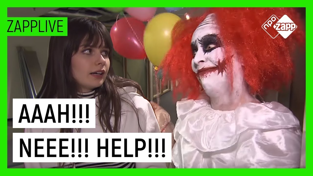 HORRORCLOWNS ACHTERVOLGEN SARAH | De Nachtmerrie | NPO Zapp