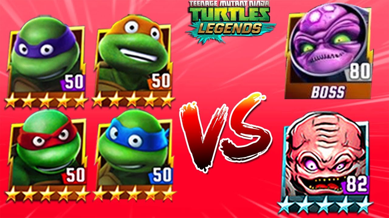 TMNT Legends Turtle Ninjas Classic VS Krang Classic and Kraang Prime