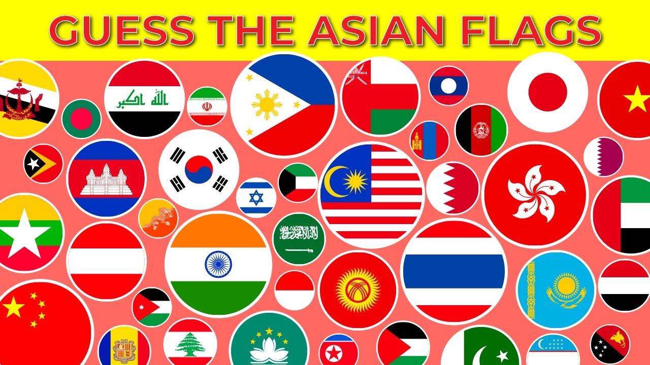 Asian Flag Quiz: Guess ALL the country flags in Asia