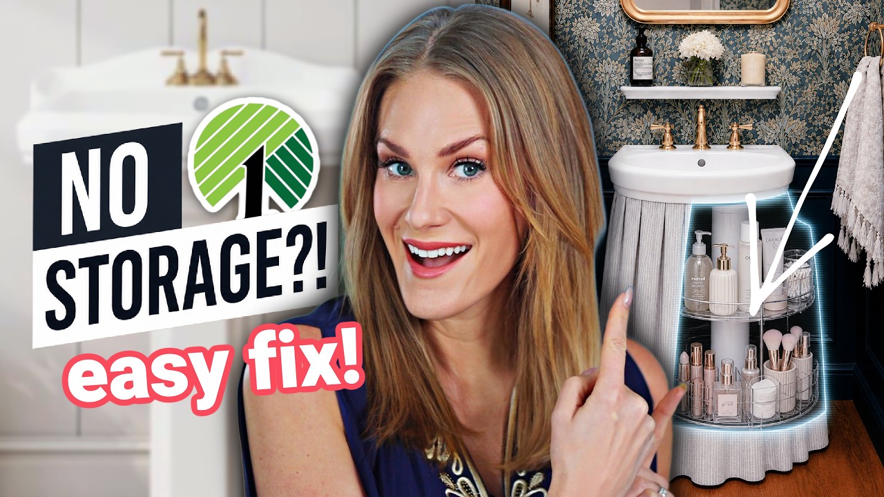 5 простых решений для маленьких ванных комнат ✨ Бюджет из магазина Dollar Tree!