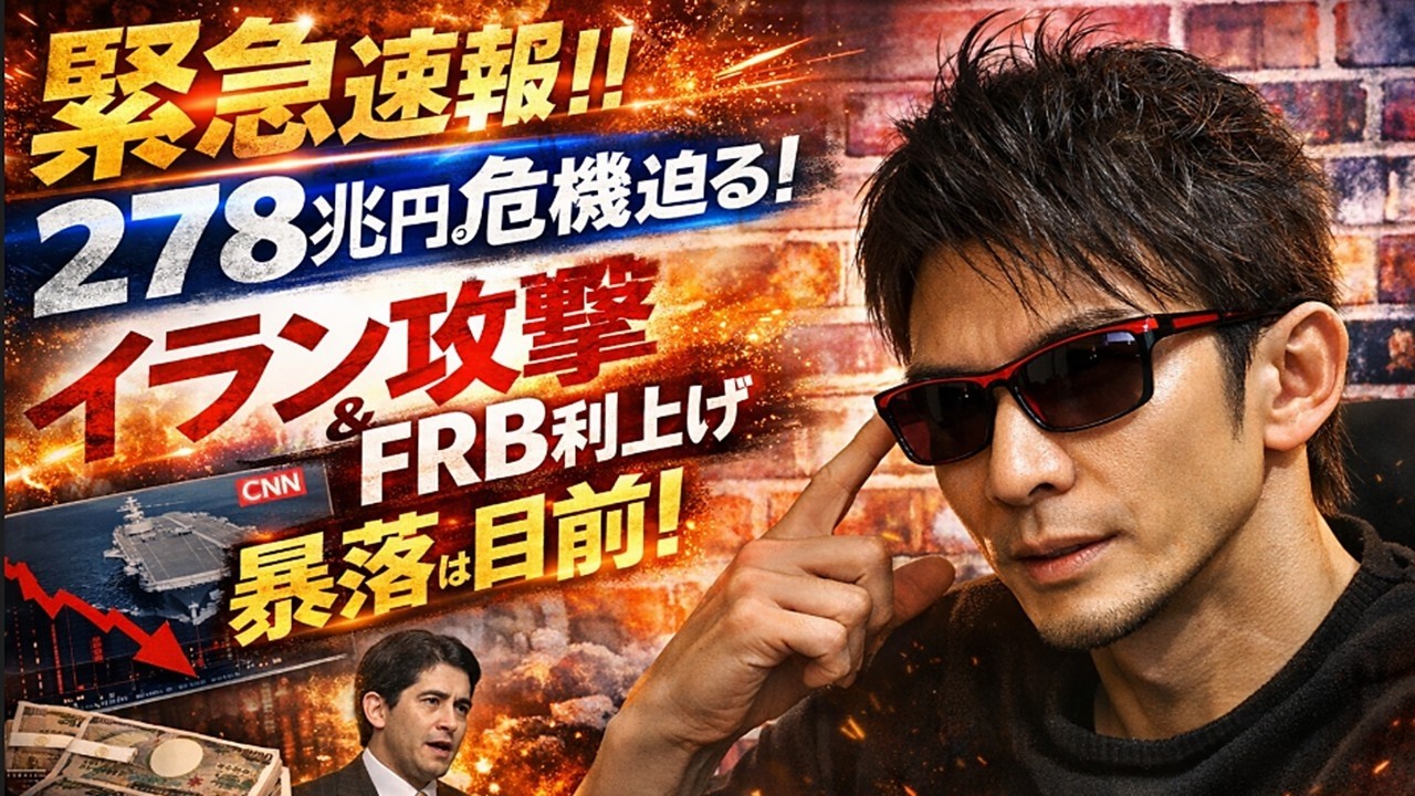 イラン攻撃！プライベートクレジット攻撃！FRB利上げ！迫る！株価下落に警戒！