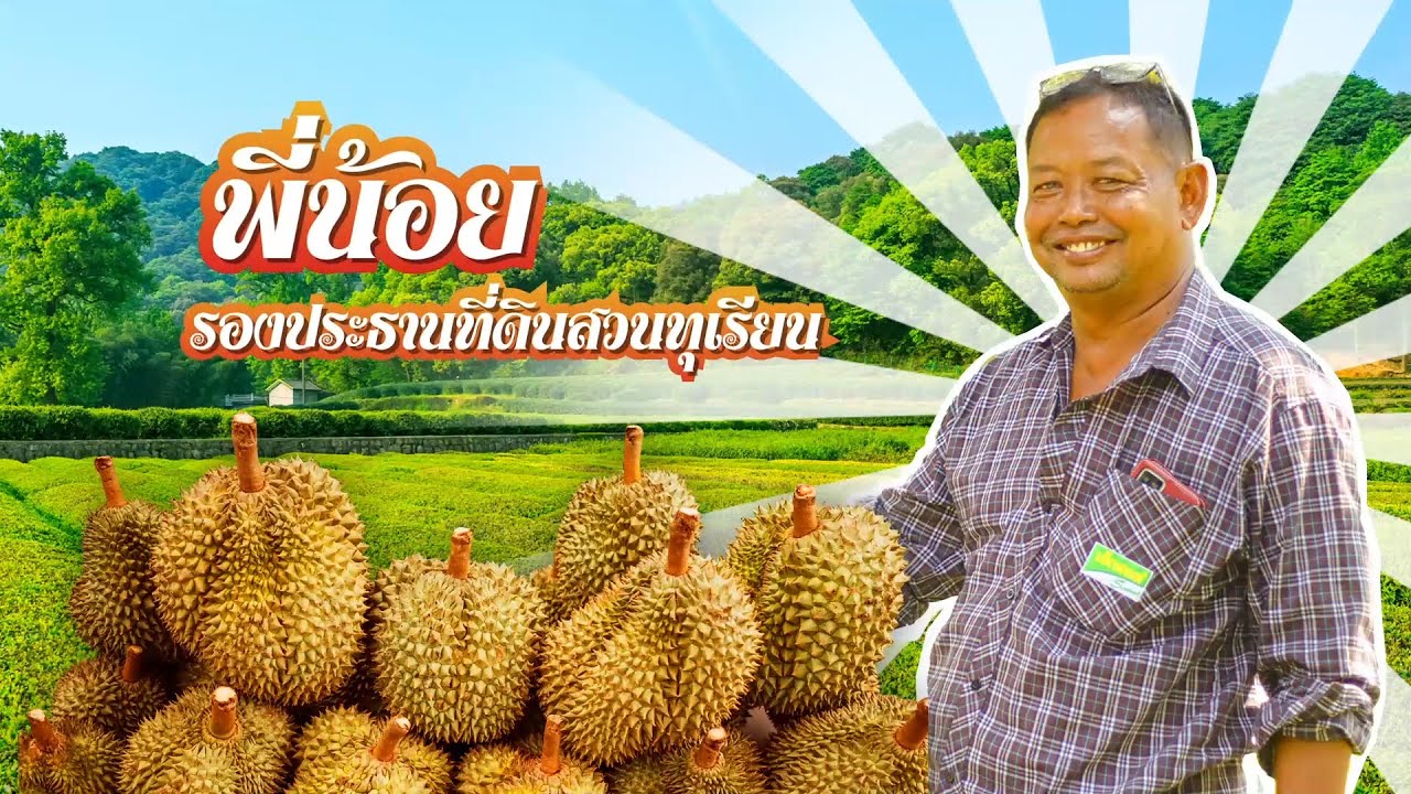 EP.1 พี่น้อย รองประธานที่ดินแปลงใหญ่ สวนทุเรียนจังหวัดระยอง