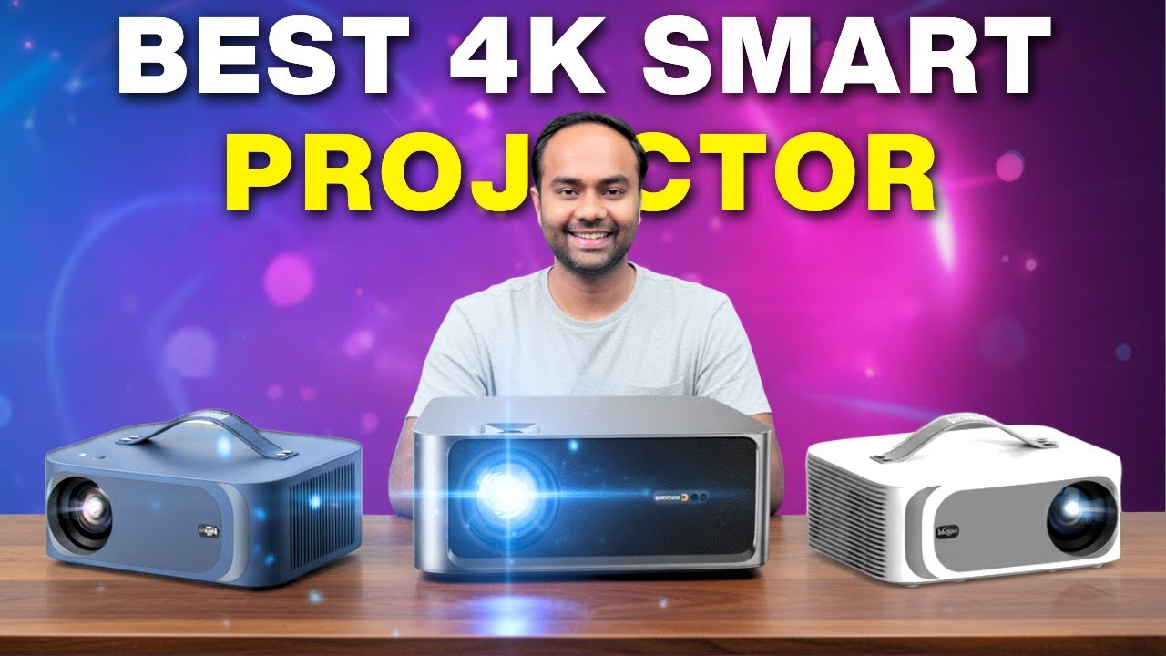 Top 5 Best 4K Smart Projectors Under $500 | Best Projector For Home Theater