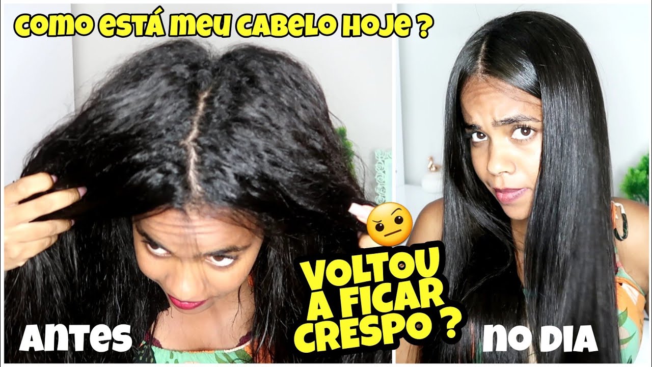 A REALIDADE do meu cabelo UM MÊS após a PROGRESSIVA da Everk reparei SEM CHAPINHA