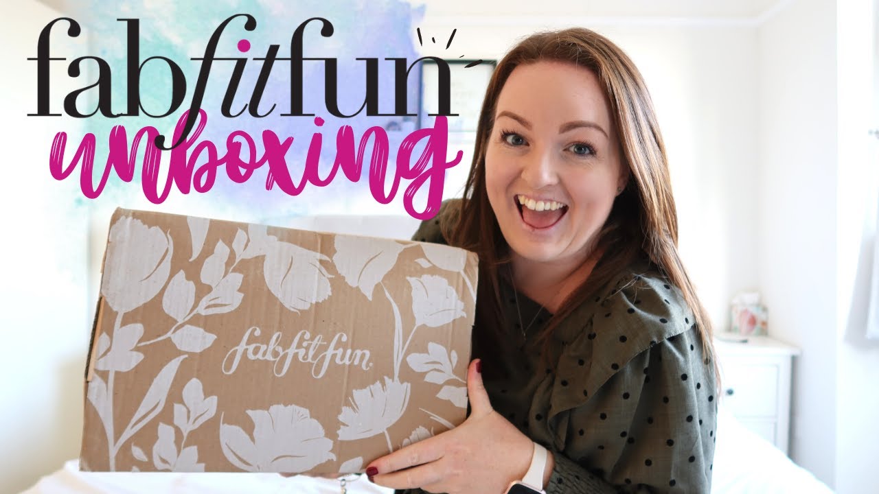 Trying An American Lifestyle Box! • Is it worth £50? 📦 FabFitFun Members Picks Box 💕 UK Unboxing