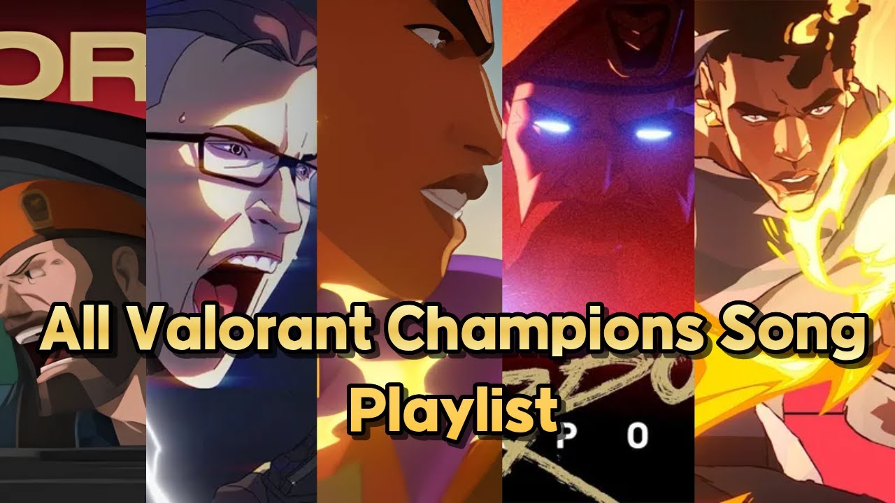 (SUB) All Valorant Champions Song Playlist (2021 ~ 2025) /// (가사포함) 발로란트 역대 챔피언스 주제곡 플레이리스트