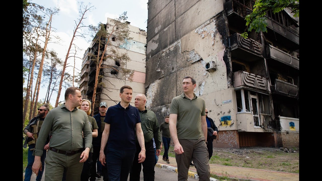 Polish-Ukrainian Government Consultations - Poland's Prime Minister Mateusz Morawiecki in Kiev