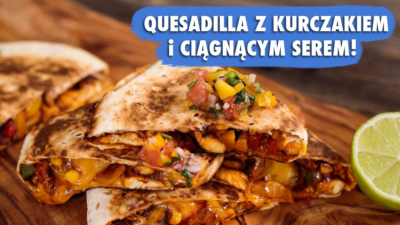 Quesadilla z KURCZAKIEM i CIĄGNĄCYM SEREM! Imprezowa przekąska | UMAMI