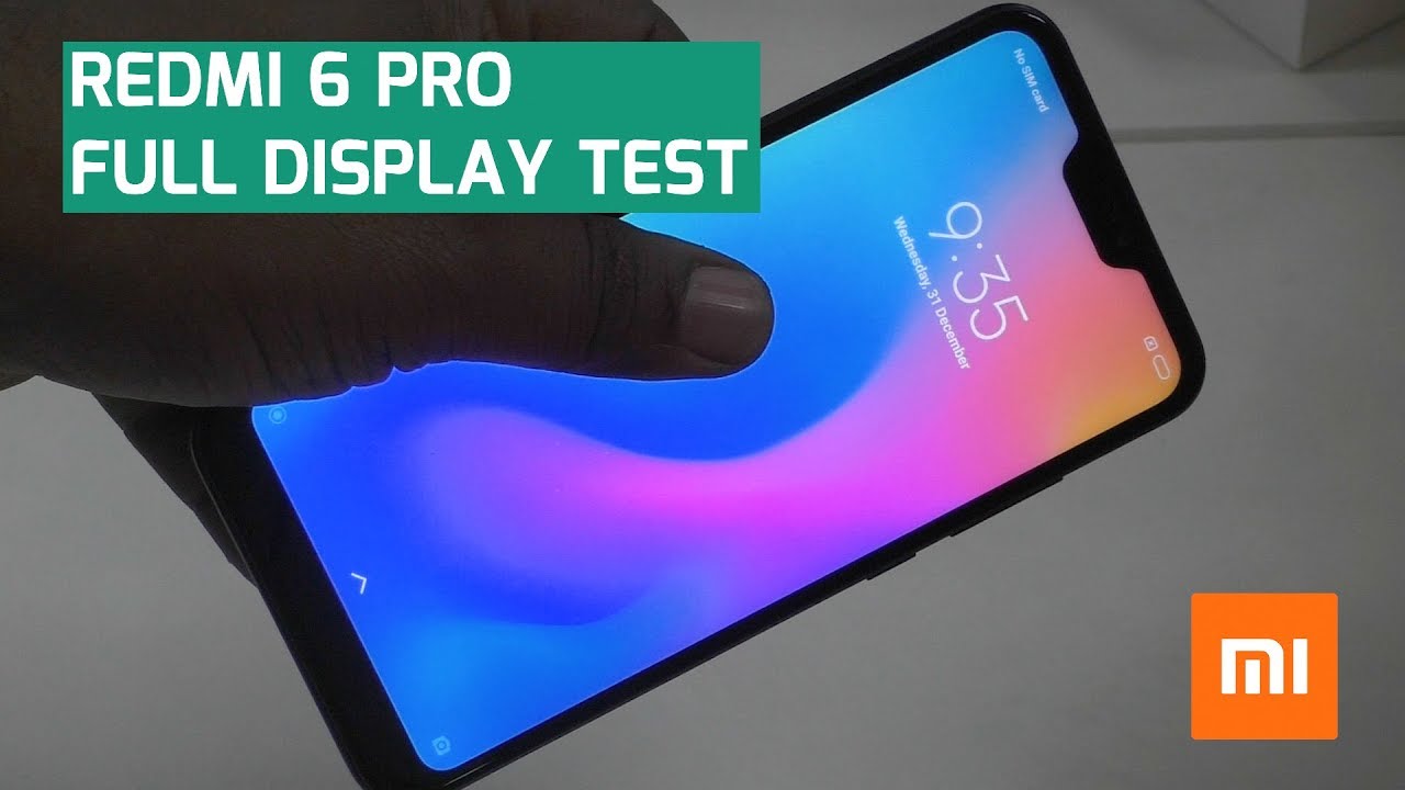 REDME 6 PRO UNBOXING, REVIEW, FULL SCREEN DISPLAY TEST