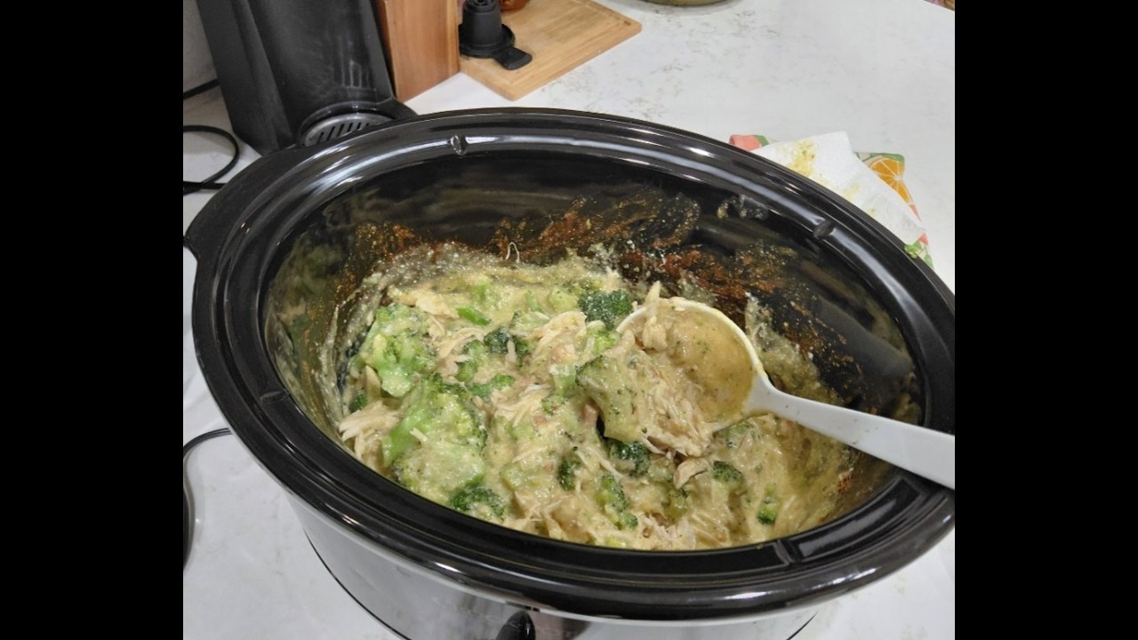 easy chicken and rice in the crockpot