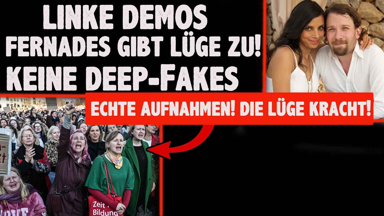 Linker Hass auf M&auml;nner Collien Fernandes gibt L&Uuml;GE zu! Keine Deepfakes sondern echte AUFNAMEN