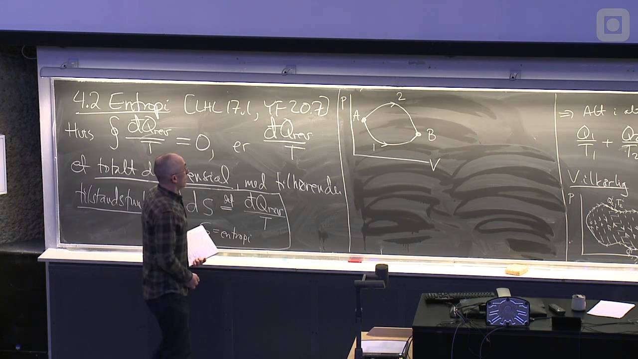 21: Clausius` ulikhet. Entropi. S-T-diagram
