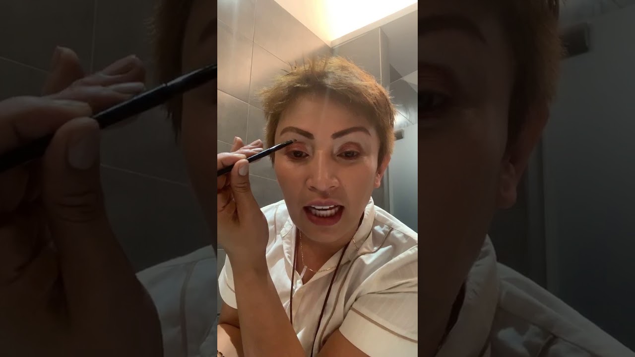 15 minutes make up challenge, Flight attendant life #madamwakwak