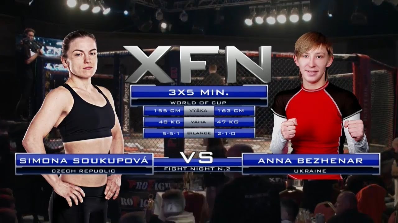 Simona SOUKUPOVA vs Anna BEZHENAR | XFN 2 18.12.2016
