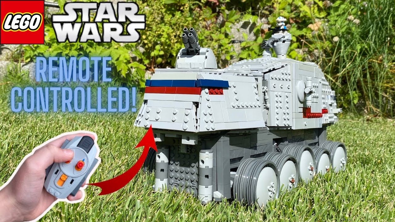 I built a huge LEGO remote controlled Clone turbo tank Moc!