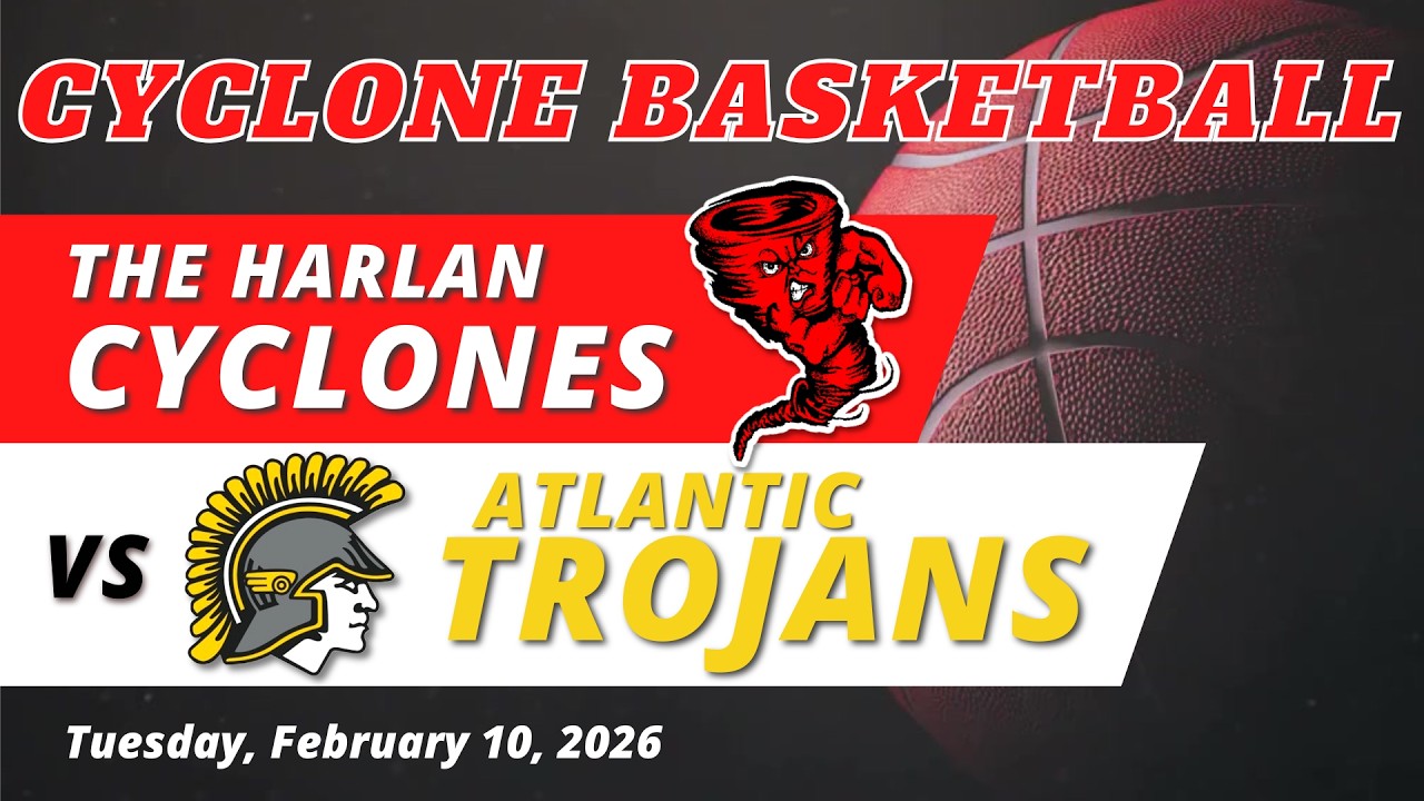 HCHS Boys Basketball - Harlan vs Atlantic - 2/10/26