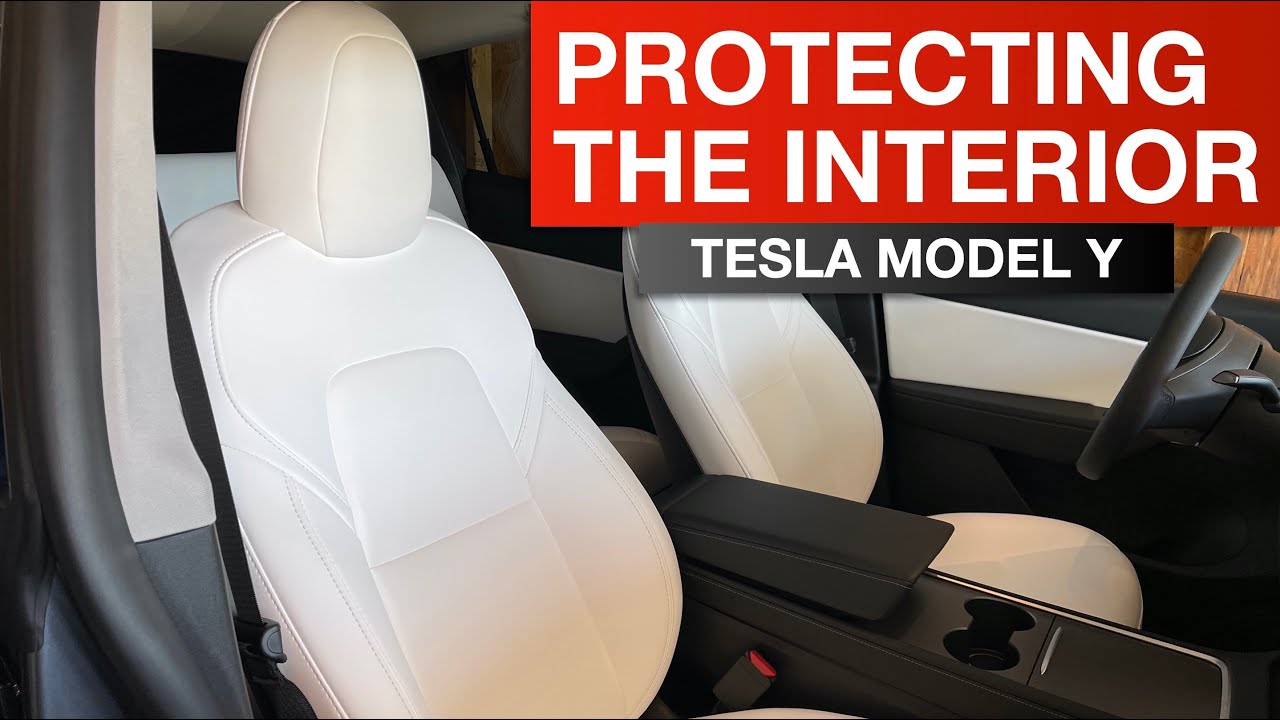 Tesla Model Y - Protecting White Interior