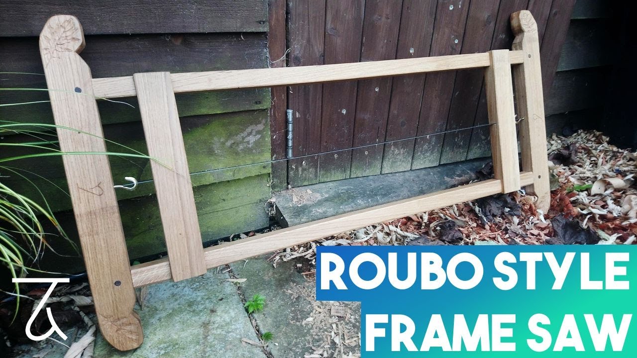 Poor Man's Roubo Style Frame Saw Using a Bandsaw Blade [Woodworking Tool]