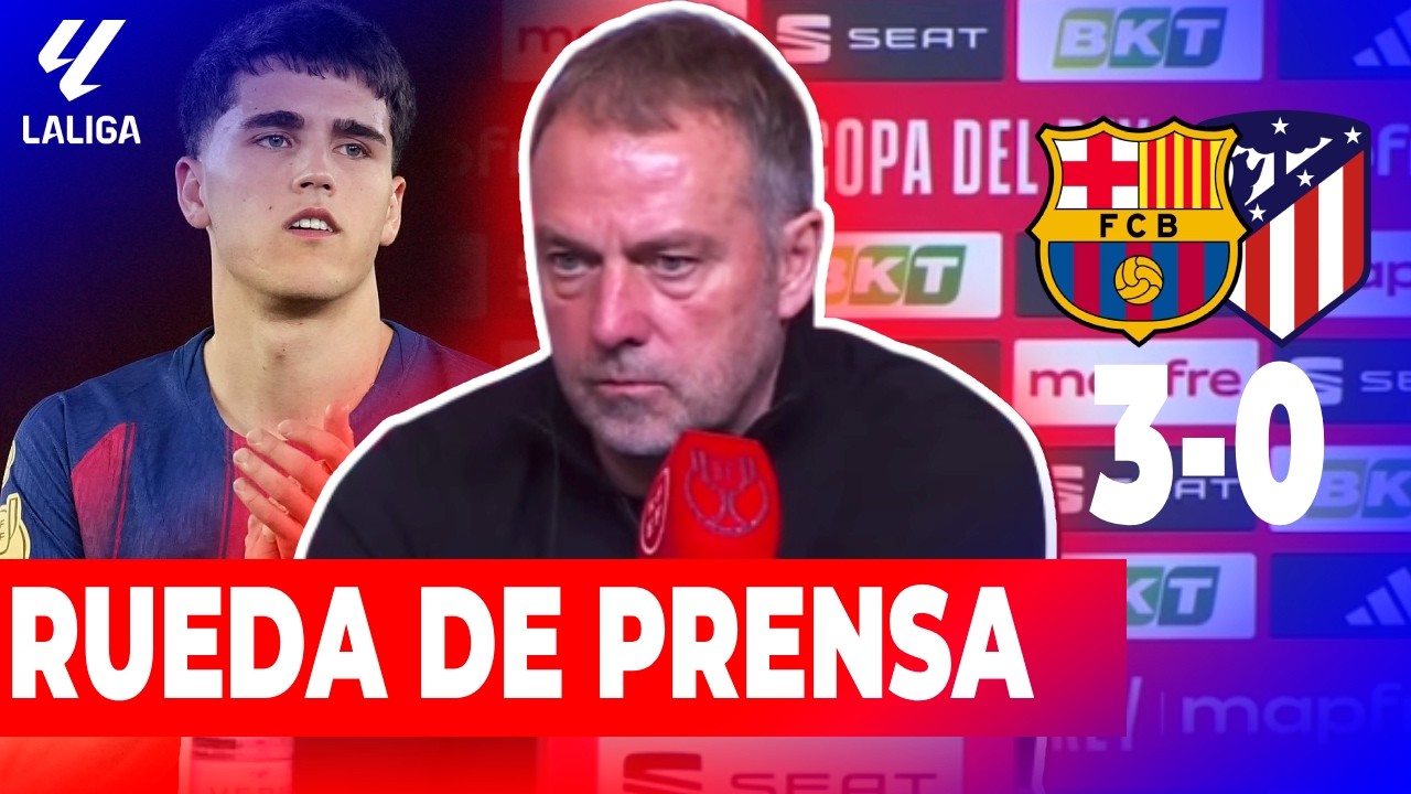 Hansi Flick Rueda De Prensa | Barcelona 3(3)x(4)0 Atletico Madrid - Copa Del Rey 25/26