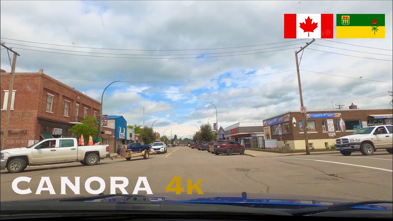 Canora 4k - Driving Tour - A Small Town in the Prairies!