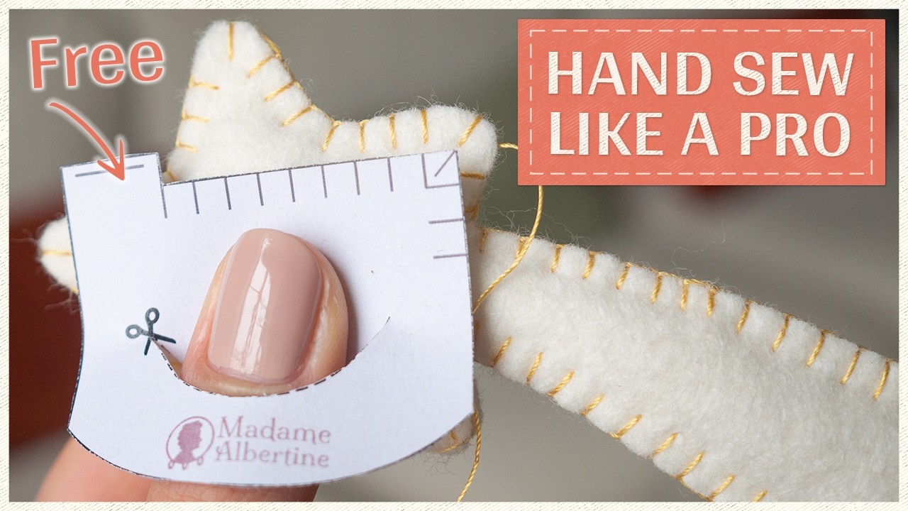 How to Hand Sew | Blanket Stitch Tutorial for Beginners