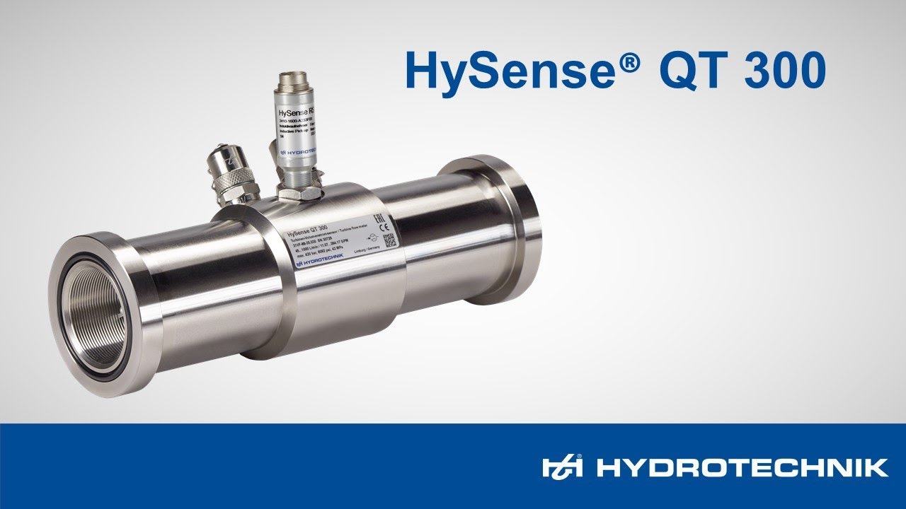 HySense® QT 300 – Turbine flow meter for high flow rate and low pressure drop/ Hydrotechnik GmbH